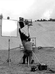 Am Set - Foto von den Filmaufnahmen
